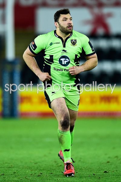 Alex Corbisiero Northampton v Ospreys 2015