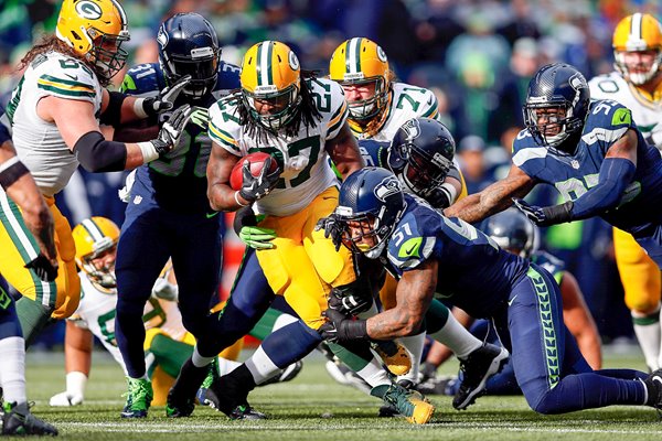 Eddie Lacy Packers v Seahawks 2015