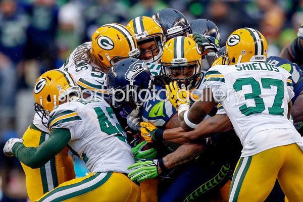 Marshawn Lynch Seahawks v Packers 2015