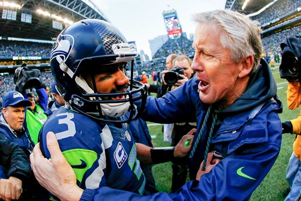 Pete Carroll & Russell Wilson 2015