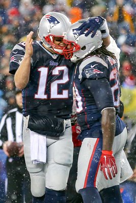 Tom Brady & LeGarrette Blount Patriots 2015