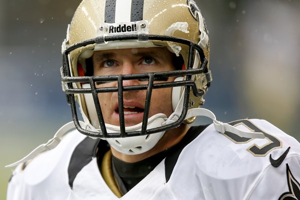 Drew Brees New Orleans Saints Quarterback Playoffs 2014