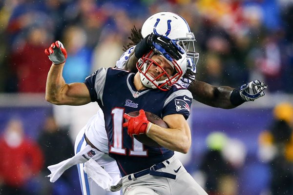 Julian Edelman New England Patriots v Colts Playoffs 2014