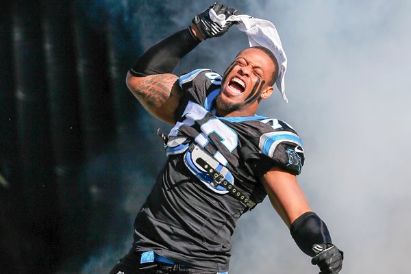 Greg Hardy Carolina Panthers Playoffs 2014