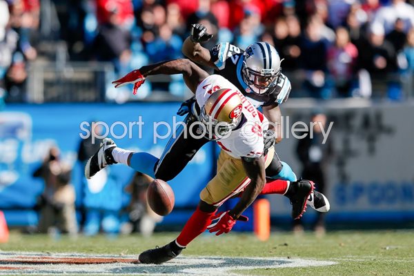Anquan Boldin & Quintin Mikell 49ers v Panthers 2014