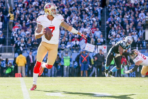 Colin Kaepernick San Francisco 49ers Quarterback playoffs 2014