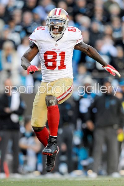 Anquan Boldin #81 of the San Francisco 49ers playoffs 2014