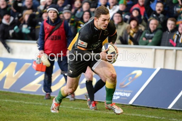 George North Northampton v Racing Metro 92 Champions Cup
