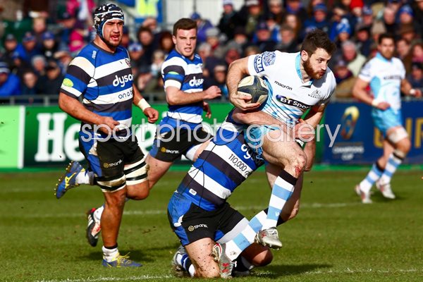 Tommy Seymour Glasgow v Bath Champions Cup 2015