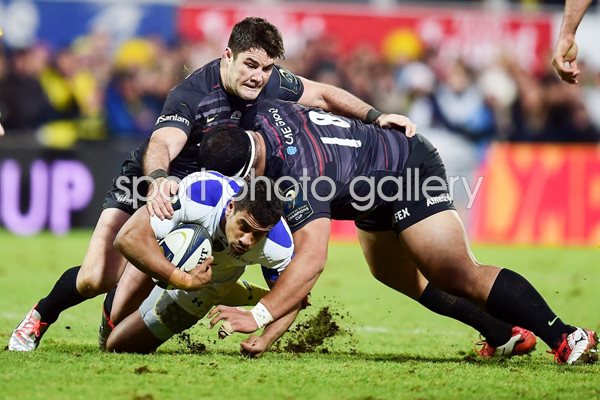 Wesley Fofana Clermont v Saracens Champions Cup 2015