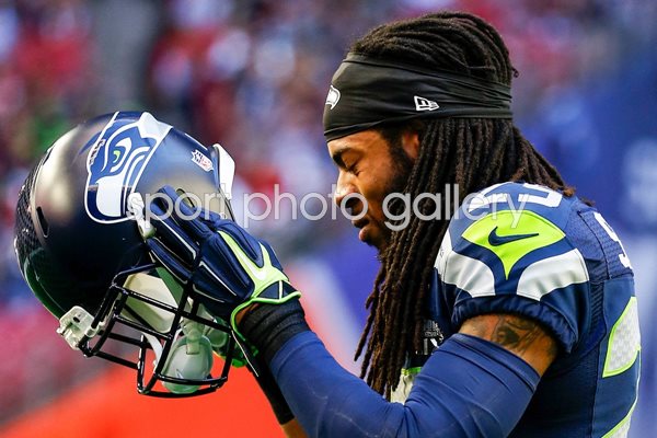 Richard Sherman Seahawks v Patriots Glendale 2015