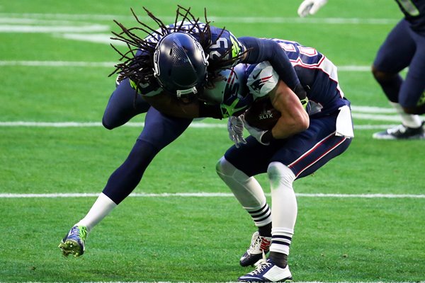 Richard Sherman Seahawks v Patriots Glendale 2015