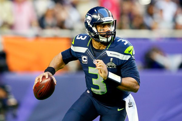 Russell Wilson Seahawks v Patriots Glendale 2015