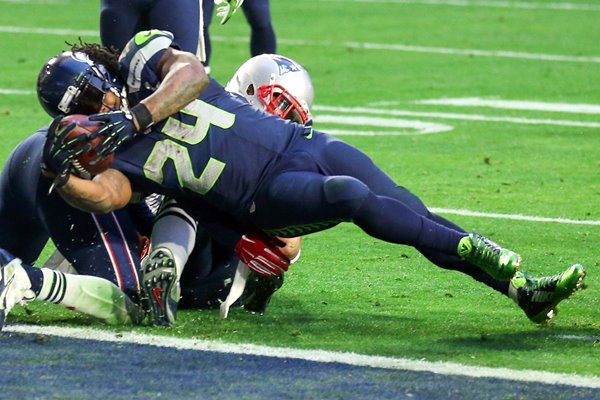 Marshawn Lynch Seahawks v Patriots Glendale 2015