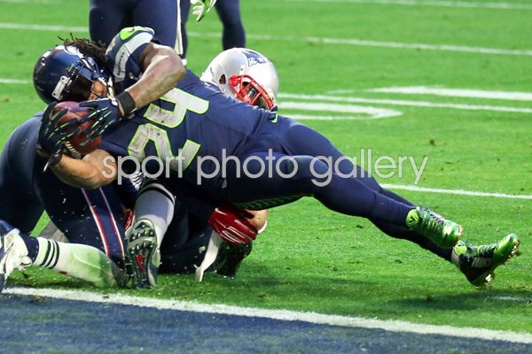 Marshawn Lynch Seahawks v Patriots Glendale 2015