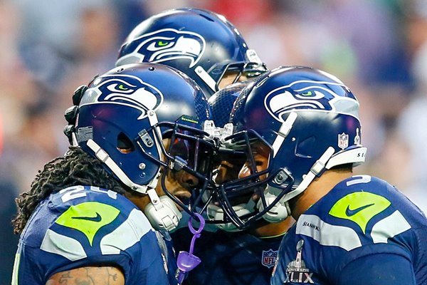 Marshawn Lynch & Russell Wilson Seahawks 2015