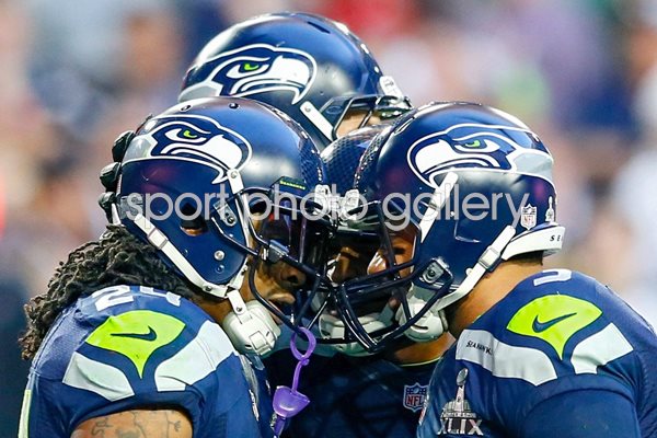 Marshawn Lynch & Russell Wilson Seahawks 2015