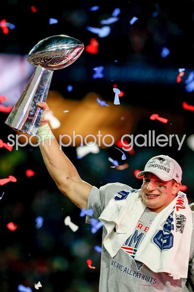 Rob Gronkowski Patriots v Seahawks Glendale 2015