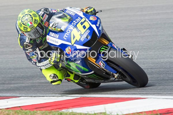 Valentino Rossi Yamaha Factory Racing Moto GP Testing 2015