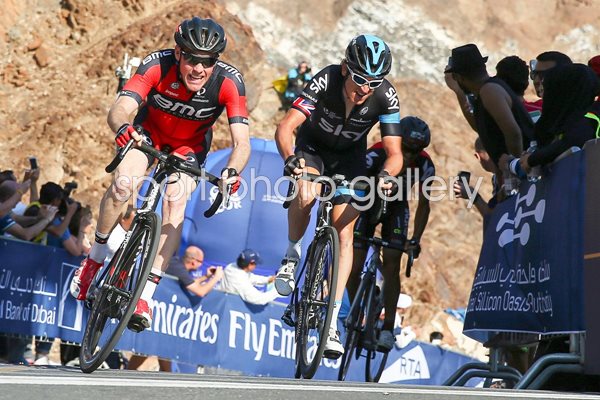 Geraint Thomas & Brent Bookwalter Dubai Tour 2015