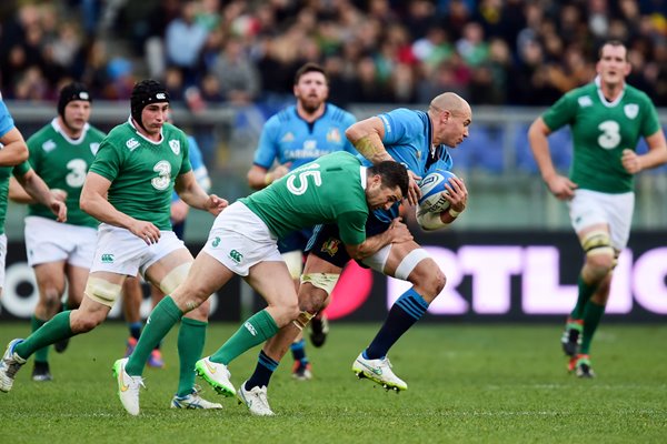 Sergio Parisse Italy v Ireland Rome 2015