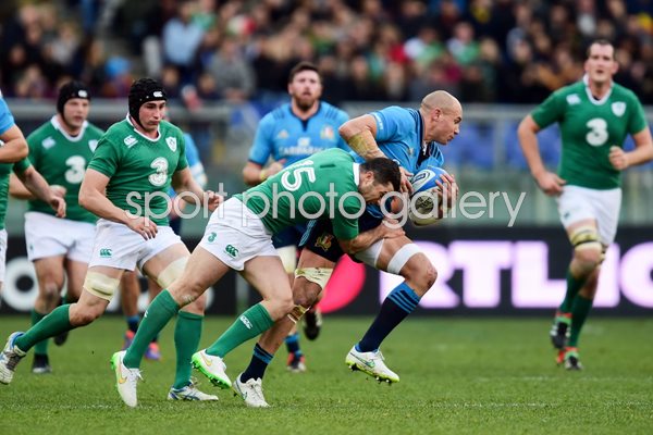 Sergio Parisse Italy v Ireland Rome 2015