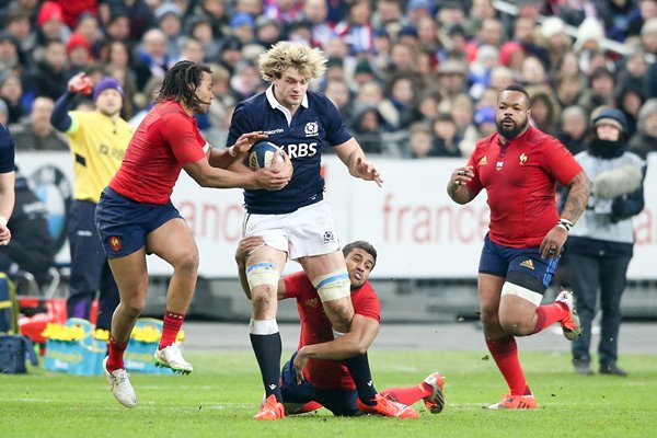 Richie Gray Scotland v France Paris 2015