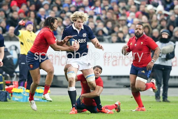 Richie Gray Scotland v France Paris 2015