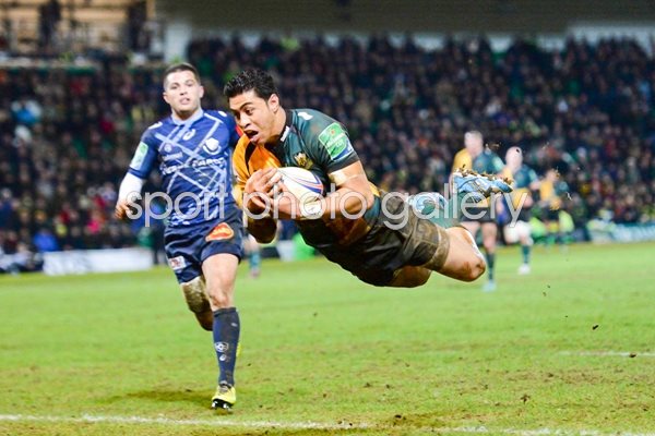 George Pisi Northampton Saints v Castres Olympique