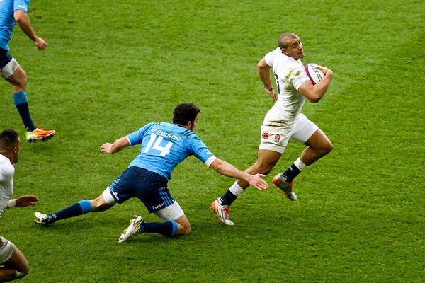 Jonathan Joseph England v Italy Twickenham 2015