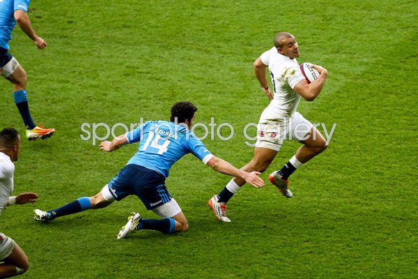 Jonathan Joseph England v Italy Twickenham 2015 