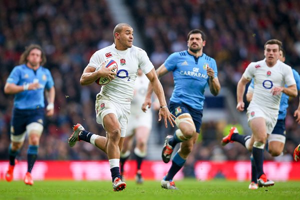 Jonathan Joseph England v Italy Twickenham 2015 