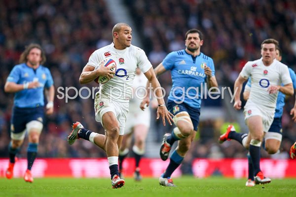 Jonathan Joseph England v Italy Twickenham 2015 