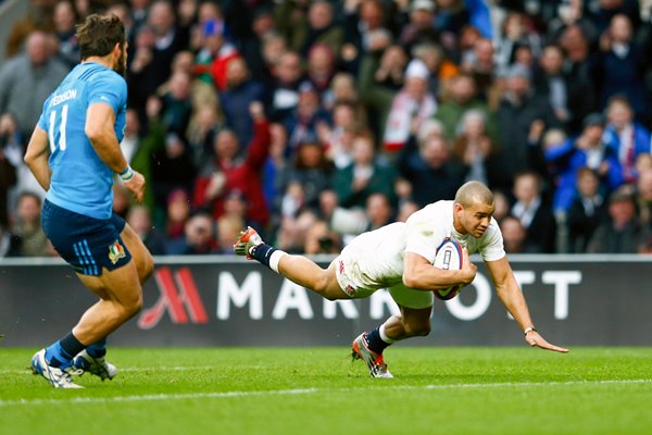 Jonathan Joseph England v Italy Twickenham 2015 