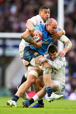 Sergio Parisse Italy v England Twickenham 2015