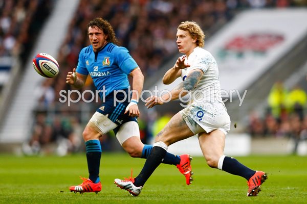 Billy Twelvetrees England v Italy Twickenham 2015