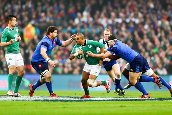 Simon Zebo Ireland v France Dublin 2015