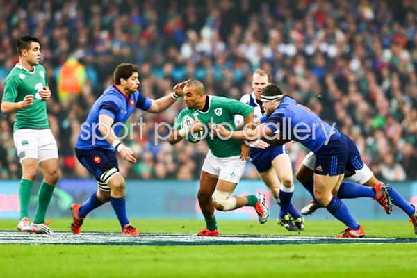 Simon Zebo Ireland v France Dublin 2015