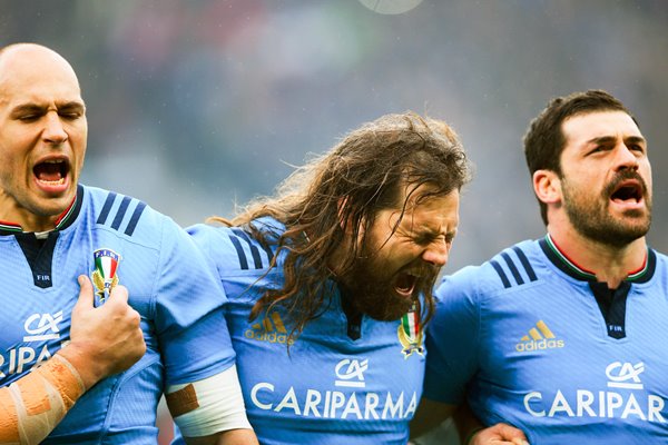 Parisse , Castrogiovanni & Masi Italy Twickenham 2015