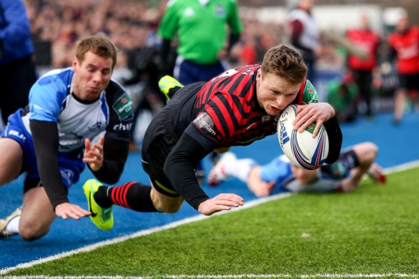 Chris Ashton scores Saracens v Connacht Heineken Cup 2014