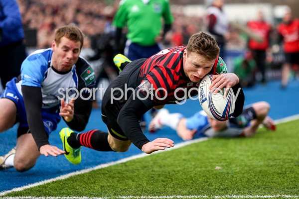 Chris Ashton scores Saracens v Connacht Heineken Cup 2014
