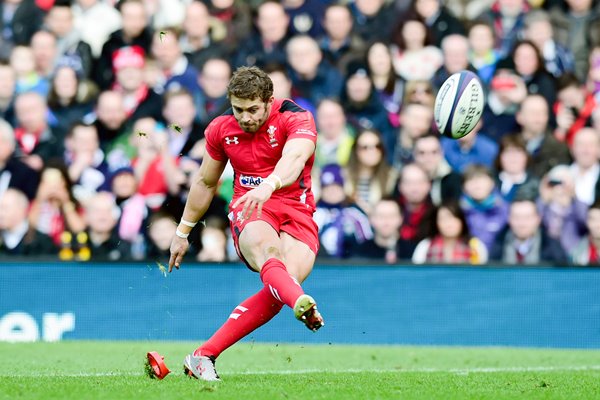 Leigh Halfpenny Wales v Scotland Murrayfield 2015