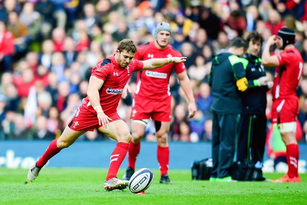 Leigh Halfpenny Wales v Scotland Murrayfield 2015