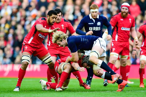 Richie Gray Scotland v Wales Murrayfield 2015