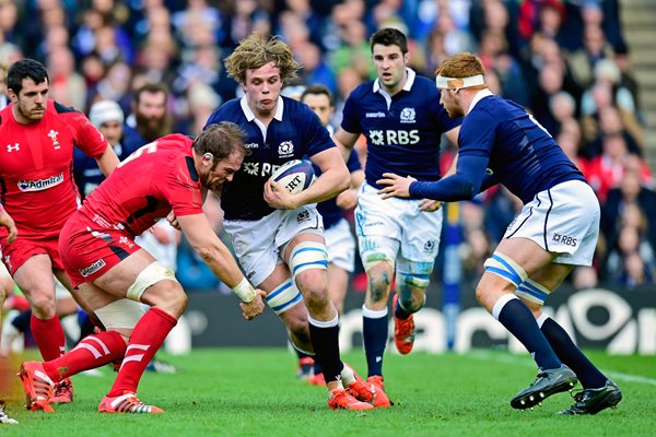 Jonny Gray Scotland v Wales Murrayfield 2015