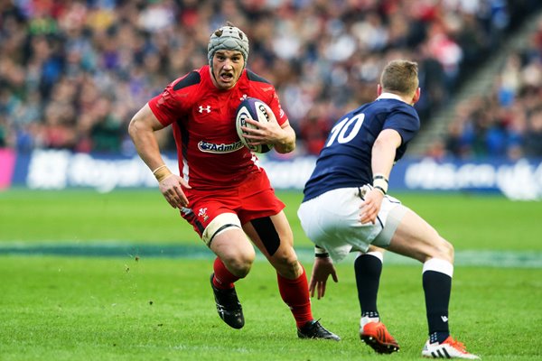Jonathan Davies Wales v Scotland Murrayfield 2015