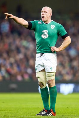 Paul O'Connell Ireland v France Dublin 2015