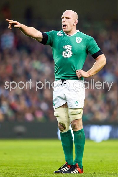 Paul O'Connell Ireland v France Dublin 2015