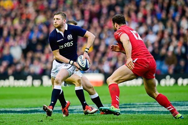 Finn Russell Scotland v Wales Murrayfield 2015