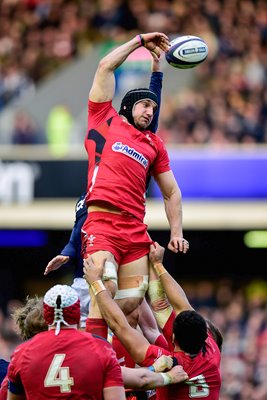 Sam Warburton Wales v Scotland Murrayfield 2015